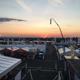 Sunset over the Truck Grand Prix paddock.